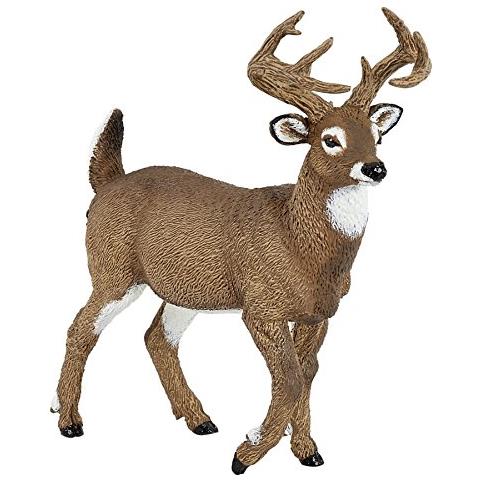 Figura Di Cervo Dalla Coda Bianca, Multicolore - Foto 1