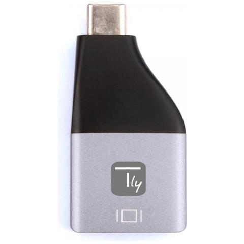 IADAP USBC-DP4K adattatore grafico USB 3840 x 2160 Pixel Nero, Argento - Foto 5