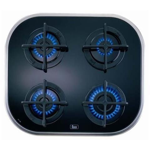 Piano Cottura CG. 1 4G AI AL a Gas 4 Fuochi Gas Colore Nero - Foto 1