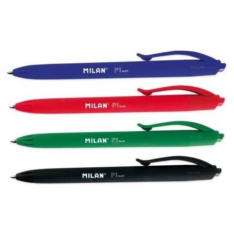 Penna a sfera MILAN P1 Touch - 1 mm Dimensione Punta Penna - Blu inchiostro - Blu Corpo - 25 / Pacco - Foto 2