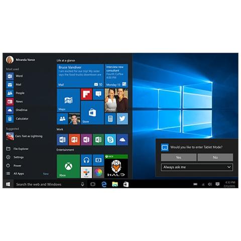 Windows 10 Home, Full packaged product (FPP) , ESP, Edge, Chiavetta USB - Foto 2