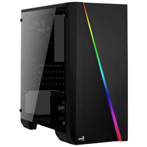Case Cyclon Mini Mini Tower Micro ATX / Mini-ITX 1 Porte USB 3.0 Colore Nero (Finestrato)  - Foto 1
