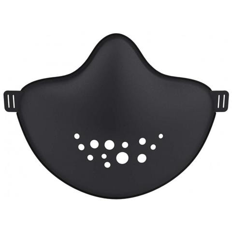 Maschera Bocca Hi 16,5 X 11 X 6,5 Cm Nera Taglia Unica - Foto 1