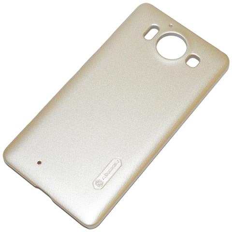 Nillkin Custodia Frosted Shell Posteriore Rigida Antiscivolo Microsoft Lumia 950 Gold - Foto 1