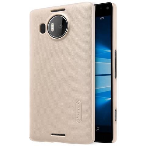 Nillkin Custodia Frosted Shell Posteriore Rigida Antiscivolo Microsoft Lumia 950 Gold - Foto 3