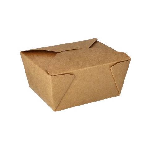 85687 vassoio alimentare monouso Marrone Carta, Acido polilattico (PLA) - Foto 1