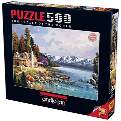 Puzzle Anatolico Da 500 Pezzi - Puzzle Baita Di Montagna, Multicolore (per3534) - Foto 1