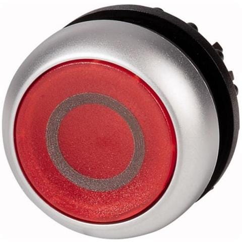 Eaton M22-dl-r-x0 Interruttore Elettrico Interruttore A Pulsante Nero, Metallico, Rosso - Foto 1