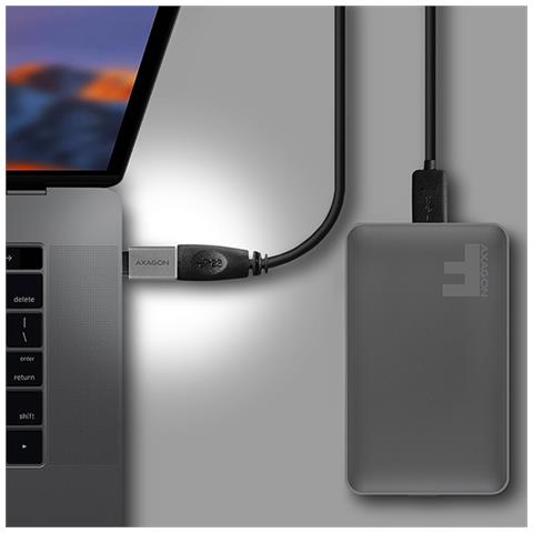 RUCM-AFA adattatore per inversione del genere dei cavi USB type C USB type A Metallico - Foto 12