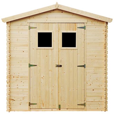 Casetta Da Giardino In Legno Con Pavimento Trattato - Deposito Esterno I236xl226xh218 Cm / 4,33 M2 Piccola Rimessa Attrezzi - Timbela M369+m369g - Foto 1