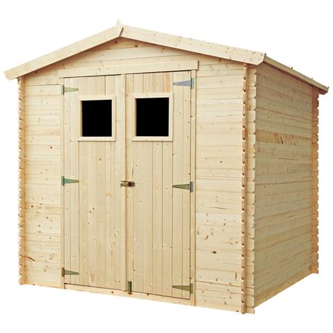 Casetta Da Giardino In Legno Con Pavimento Trattato - Deposito Esterno I236xl226xh218 Cm / 4,33 M2 Piccola Rimessa Attrezzi - Timbela M369+m369g - Foto 2