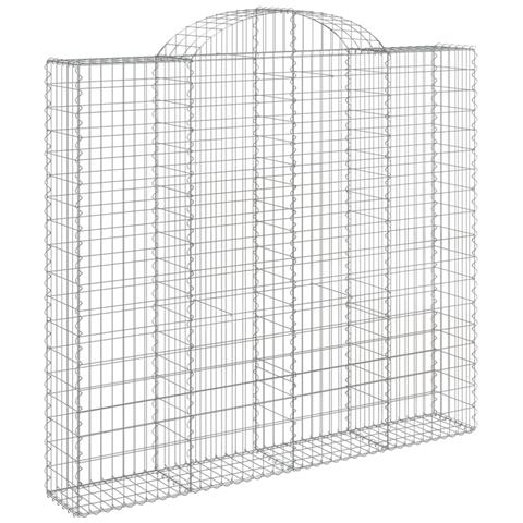 Cesto Gabbione Ad Arco 200x50x180/200 Cm Ferro Zincato - Foto 1