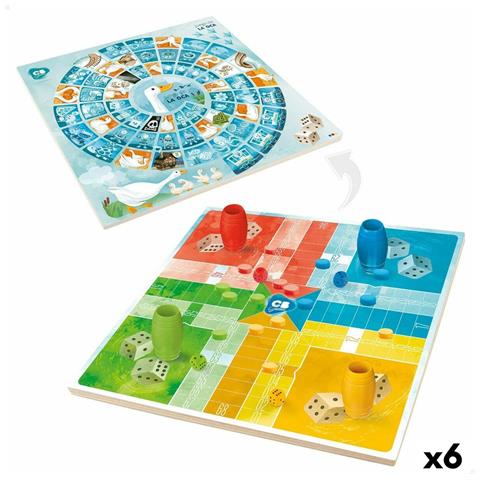 Tabellone Per Parcheesi E Gioco Dell'oca 25 X 1 X 25 Cm (25 Pezzi) (6 Unità) - Foto 1