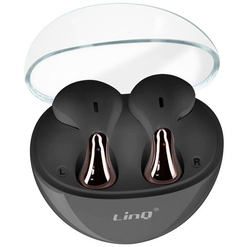 Auricolari Bluetooth In-ear Con Design A Goccia E Custodia, Nero - Foto 5