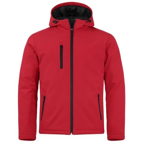 Padded Hoody Softshell Rosso 4xl - Foto 1