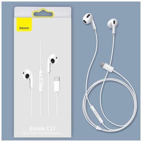 Stereo Encok C17 Con Connettore Type-c E Microfono White - Foto 4