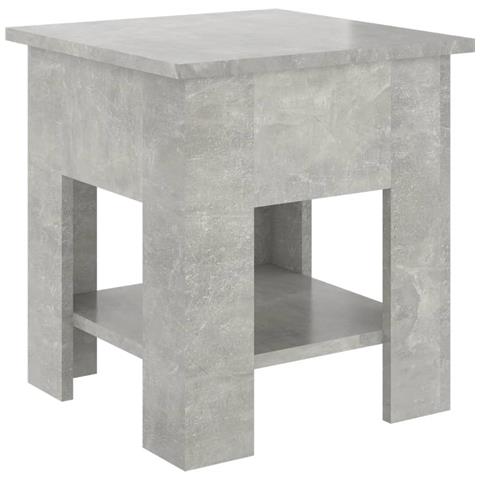 Lusso Casadino - Tavolino Da Salotto Grigio 40x40x42 Cm In Legno Multistrato - Foto 1