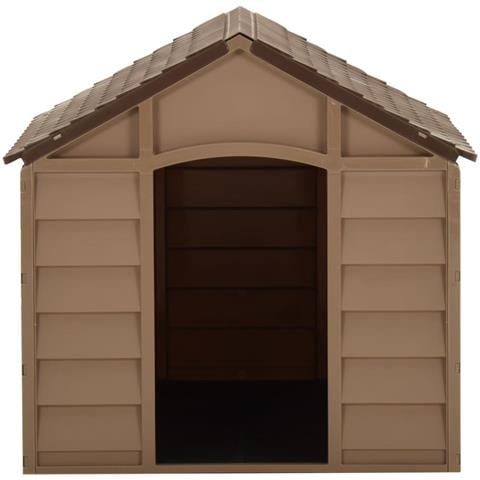 Cuccia Per Cani Marrone 71x71,5x68 Cm In Pp - Foto 1