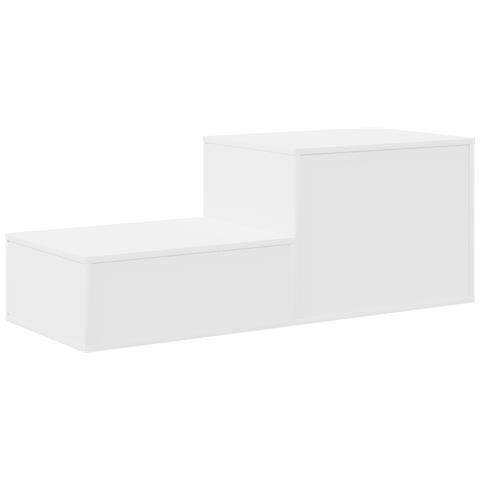 Armadio Storage  Bianco 118x41x40 cm in Legno Ingegnerizzato - Foto 9