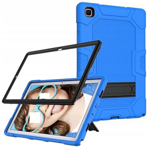 Custodia Per Samsung Galaxy Tab A7 10.4"" Armored Con Supporto Blu - Foto 2