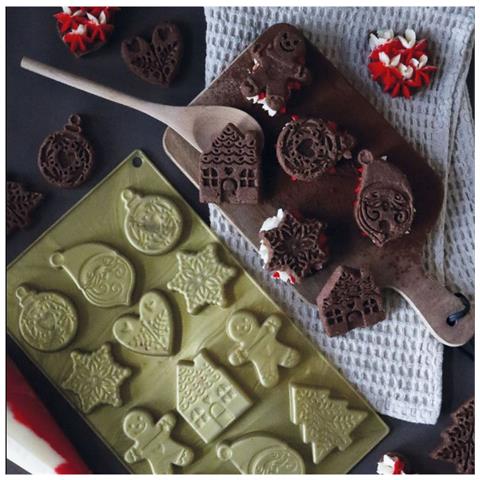 Stampo In Silicone Per Biscotti Di Natale - 2987 - Foto 2