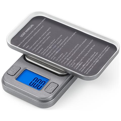 Mini Bilancia Digitale Stile Accendino Per Gioielli, 100g/0.01g, Argento E Verde - Foto 7