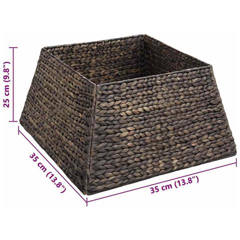 Collare per Albero di Natale Nero 50 x 50 x 25 cm - Foto 7