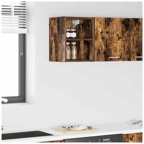 Armadio pensile Riga Rovere fumé 30 x 29,5 x 40 cm - Foto 2