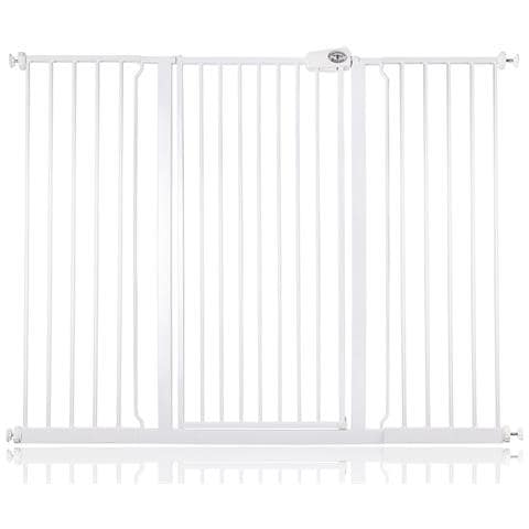 Bettacare Cancelletto Child & Pet Per Bambini E Animali, 139.8cm - 147.4cm, Bianco, Cancelletto Extra Alto Con Un'altezza Di 104cm - Foto 1