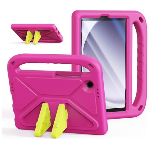 Cover per Galaxy Tab A9 - Rosa, Antiurto, Con Soporte - Foto 1