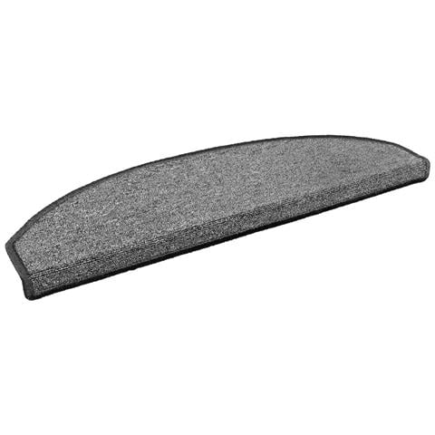 Tappetini per scale autoadesivi 15 pcs Grigio Scuro - Foto 1