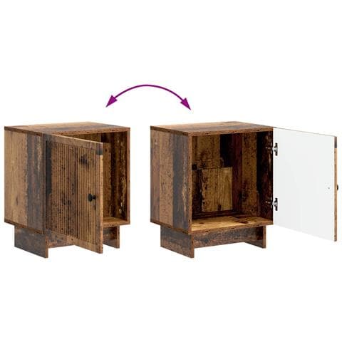 Armadio da Notte Legno antico 43 x 34,5 x 50 cm - Foto 9