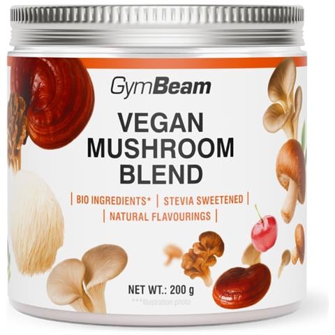 Miscela Di Funghi Vegan Mushroom Blend Con Vitamine C E B12 200 G - Foto 1