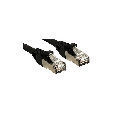 Cavo di Rete Patch Cat. 6 SSTP - S / FTP PIMF privo di alogeni, nero, 7,5m - Foto 3