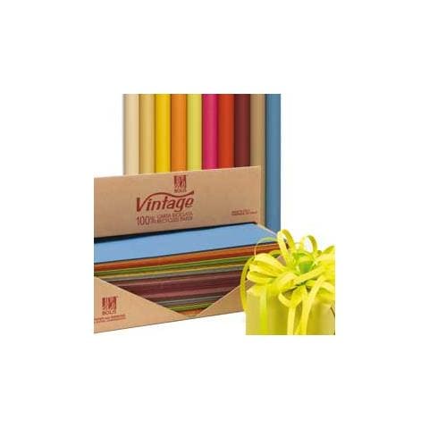 scatola carta regalo 100x70cm 70fg 80gr 100 riciclata vintage - Foto 1
