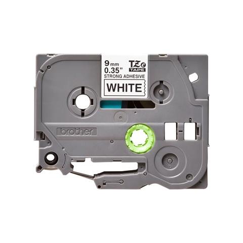 Nastro per Etichettatrice Formato 9 mm x 8 m Nero su Bianco - Foto 2