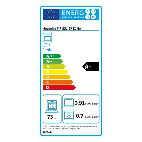 Forno Elettrico da Incasso FI7 861 SP IX HA Capacità 73 L Multifunzione Ventilato Colore Nero - Foto 2
