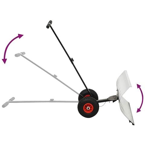 Spazzaneve Manuale Con Ruote - Foto 7