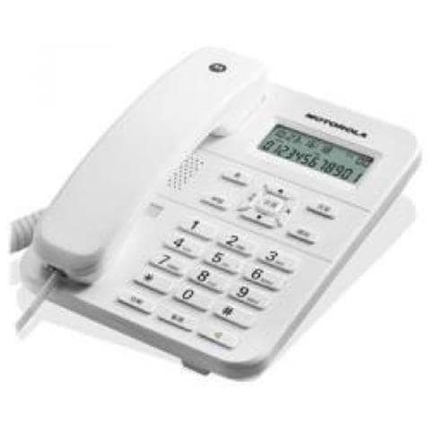 Telefono Fisso CT202 Con Display, Colore: Bianco  - Foto 1