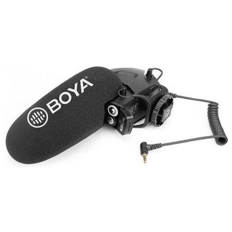 Microfono Shotgun Sulla Fotocamera BM3030 a Condensatore Supercardioide Colore Nero - Foto 2