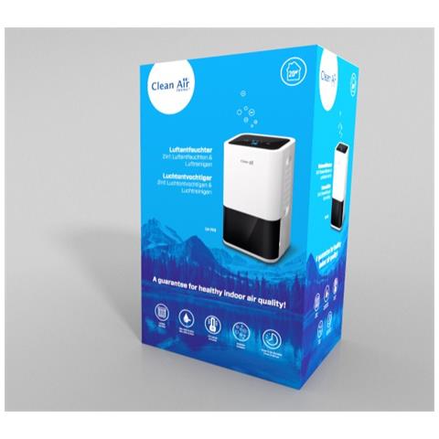 Deumidificatore / Purificatore d'Aria CA-703 con Ionizzatore Luce LED UV Capacità Tanica 1.8 Litri - Foto 5