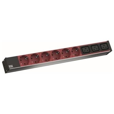 800.2333 Unità Di Distribuzione Dell'energia (pdu) 1u Nero, Rosso 9 Presa (e) Ac - Foto 1