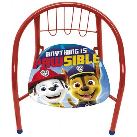 Sedia Paw Patrol Junior 33,5 X 35,5 X 30 Cm Acciaio - Foto 1