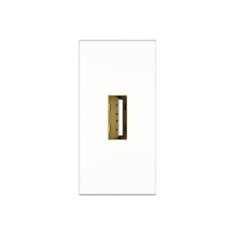 7464000822 Presa Energia Usb Bianco - Foto 1