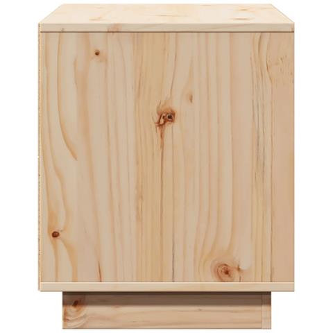 Mobile Porta Tv 74x35x44 Cm In Legno Massello Di Pino - Foto 11
