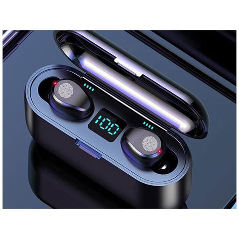 Cuffie Bluetooth F9 TWS con Batteria 2000mAh - Foto 2