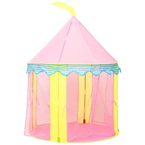 Tenda Da Gioco Per Bambini Rosa Con 250 Palline 100x100x127 Cm - Foto 2