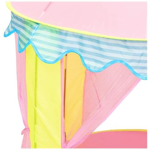 Tenda Da Gioco Per Bambini Rosa Con 250 Palline 100x100x127 Cm - Foto 10