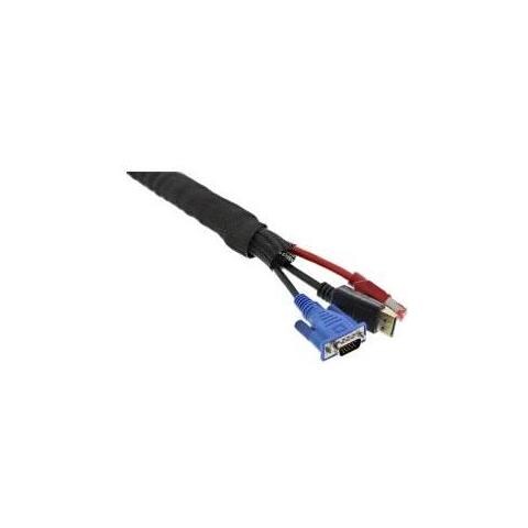 59991c Scrivania Cable Sleeve Nero 1pezzo (i) Organizer Per Cavi - Foto 2