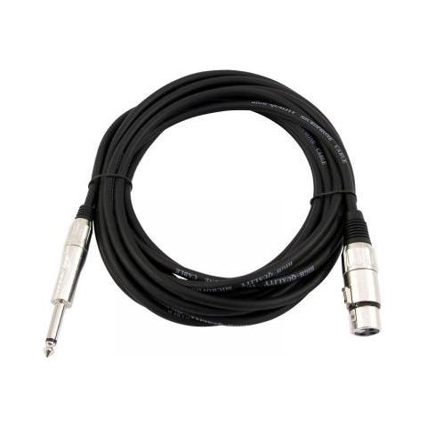 Cavo adattatore Xlr (f) / Jack Mono 5m Bk - Foto 2